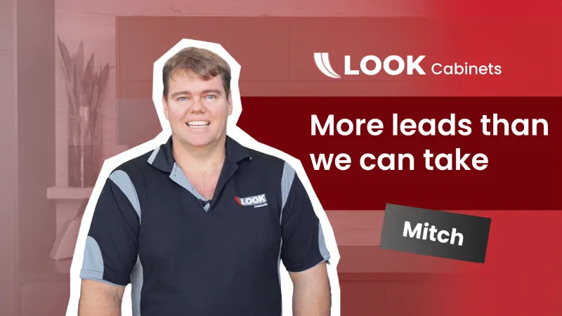 Look Cabinets case study. $2.5M in new work after we rebuilt their website and ran the ads.