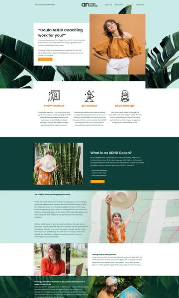 adhd coaching website by cloudclicks