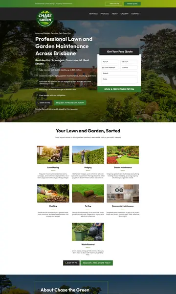 chase the green website by cloudclicks