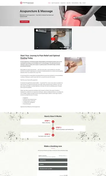 ford acupuncture website by cloudclicks