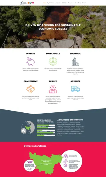 gympie regional council website by cloudclicks